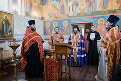 Епископ Фома совершил малое освящение Храма св. вмч. Пантелеимона